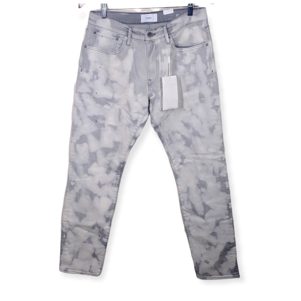 {NWT} Ovadia Black Bleach Slim Fit Tie-Dye Pants 32